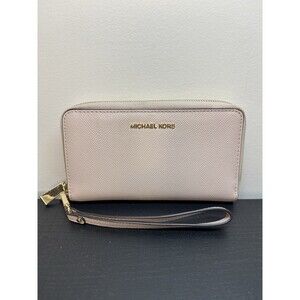 Michael Kors Wristlet Wallet Light Pink #1219